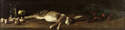 Martwa natura z zająca, 1863 autorstwa François Bonvin