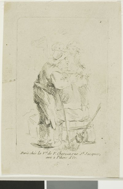 Słabo ubrany chłop autorstwa François Boucher