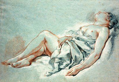 Śpiąca dziewczyna, autorstwa François Boucher