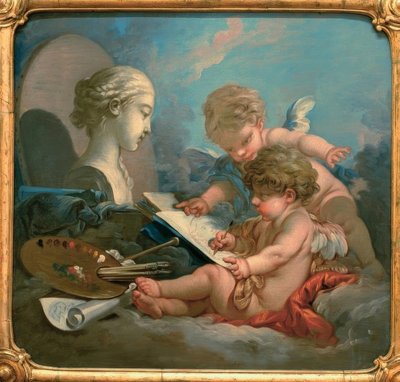 Alegoria malarstwa autorstwa François Boucher