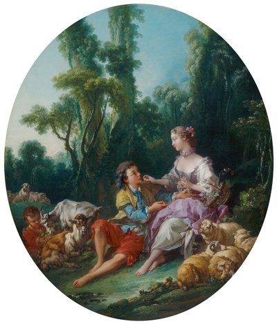 Czy myślą o winogronach? (Pensent-ils au raisin?) autorstwa François Boucher