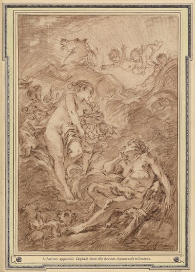 Zorza polarna i Cefalus autorstwa François Boucher