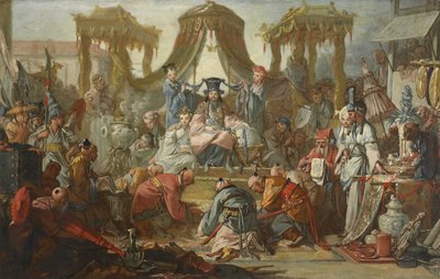 Boucher - Audiencja chińskiego cesarza, ok. 1742 r. autorstwa François Boucher