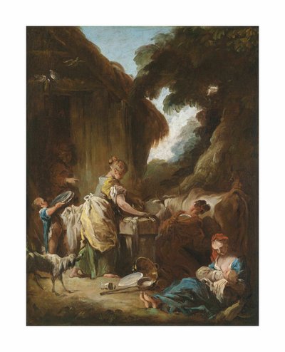 Rzeźnik - La Ferme autorstwa François Boucher
