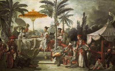 Chinoiserie: Uczta Cesarza autorstwa François Boucher