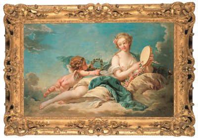Clio, muza historii i pieśni, 1758 autorstwa François Boucher