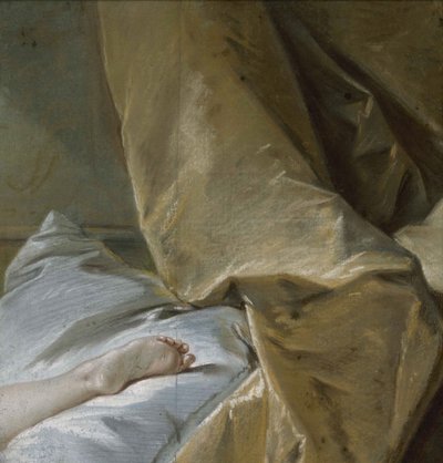 Studium stóp dla blondynki Odalisque, ok. 1751. autorstwa François Boucher
