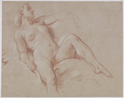Akt kobiecy na delfinie autorstwa François Boucher