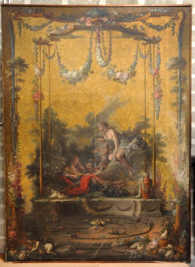 François BOUCHER, Maurice JACQUES - CARTON DE TAPISSERIE. AURORE ET CEPHALE, GOB-21-001 autorstwa François Boucher