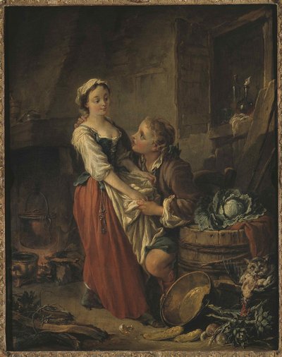 Piękny kucharz, 1735. autorstwa François Boucher