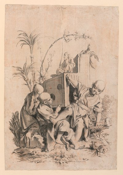 La Veue (Wzrok) z serii Les Cinq Senses (Pięć zmysłów) autorstwa François Boucher