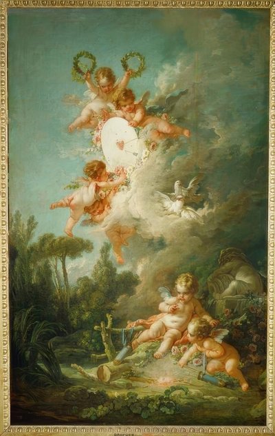 Cel miłości autorstwa François Boucher