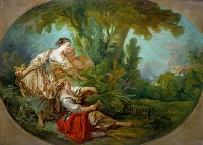 — powiedział Lappeau. Lappeau, dit loiseau złapany w sieci Ptak-wabik, zwany też ptasim cau autorstwa François Boucher