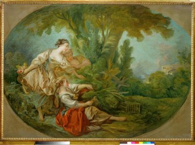 Wezwanie, mówi Ptak złapany w sieci autorstwa François Boucher