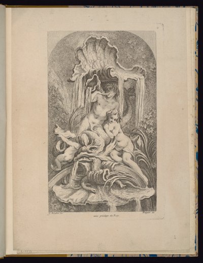 Płyta 2, Receuil de Fontaines (Zbiór Fontann) autorstwa François Boucher