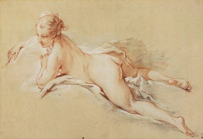 Nagie leżenie autorstwa François Boucher