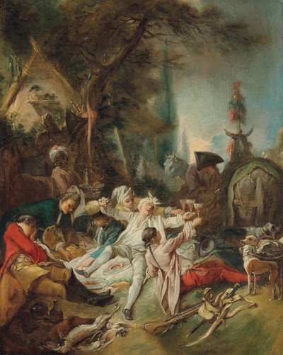 Odpocznij na polowaniu. autorstwa François Boucher