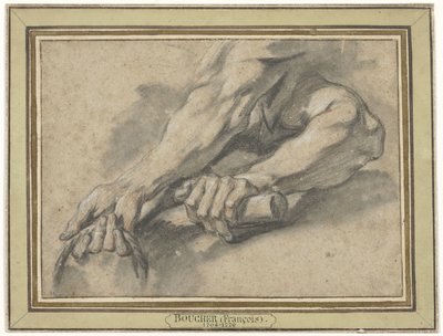 Badania dwóch przedramion autorstwa François Boucher