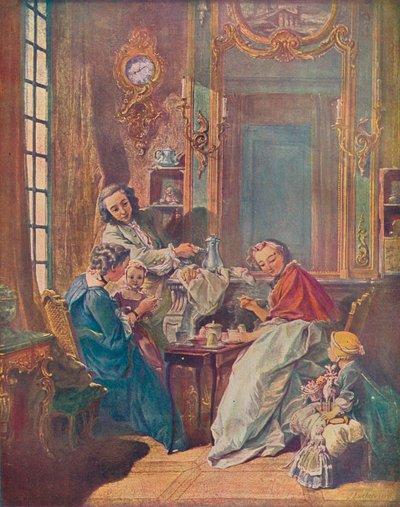 Popołudniowy posiłek, 1739 autorstwa François Boucher