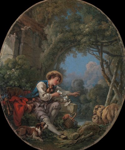 Wysłanie Posłańca, 1765. autorstwa François Boucher