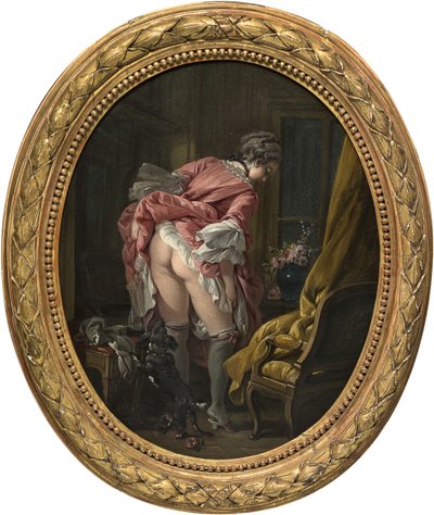 Niedyskretne oko, 1742 autorstwa François Boucher