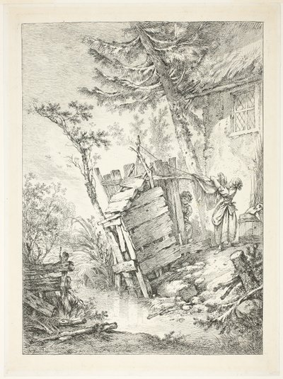 Praczka autorstwa François Boucher