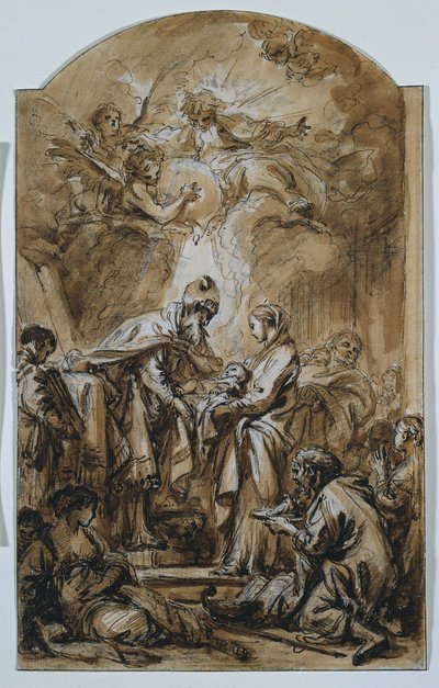 Ofiarowanie w świątyni autorstwa François Boucher