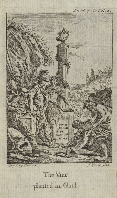Winorośl zasadzona w Galii autorstwa François Boucher