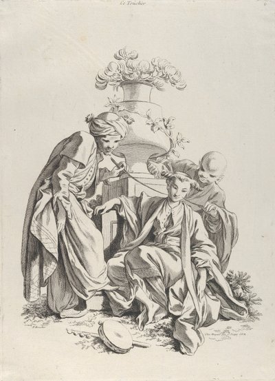 Dotyk, z Pięciu zmysłów, 1720-70. autorstwa François Boucher