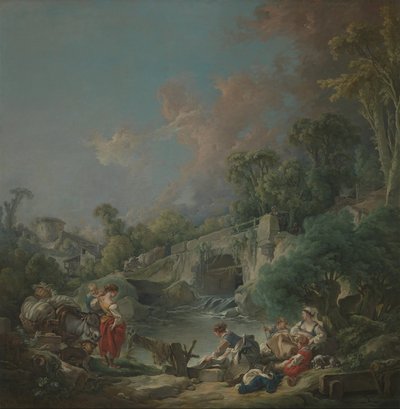Praczki, 1768 autorstwa François Boucher