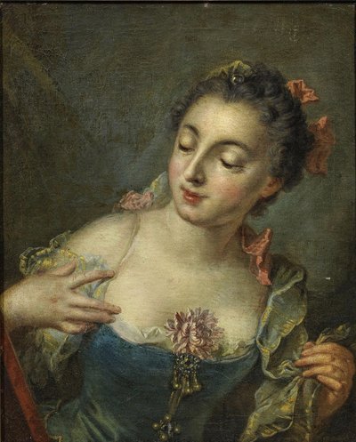 Młoda dama po lewej autorstwa François Boucher