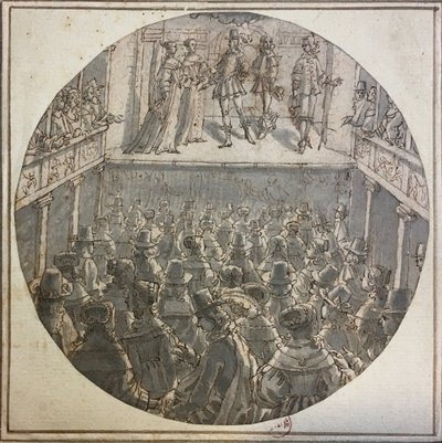 La Comédie autorstwa Francois Chauveau