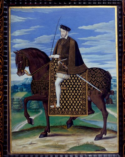 Portret konny Henryka II autorstwa François Clouet