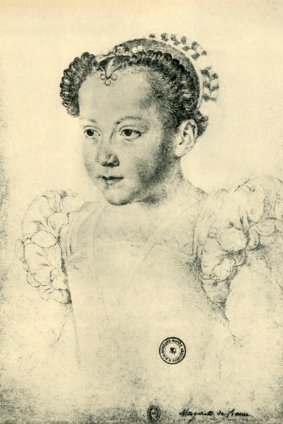 Małgorzata Valois, 1557, 1943. autorstwa François Clouet