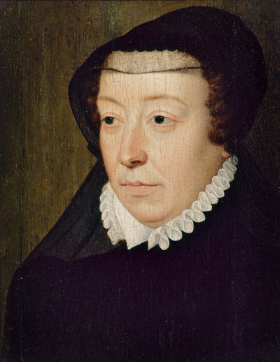 Portret Katarzyny Medycejskiej 1519-1589, 1565. autorstwa François Clouet