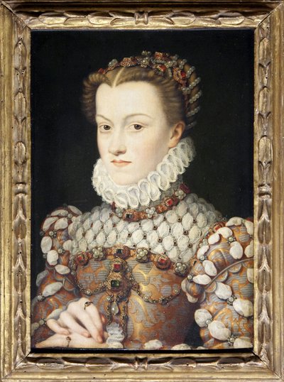 Portret Elżbiety Austriackiej autorstwa François Clouet