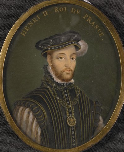 Portret króla Henryka II z Francji Kopia autorstwa François Clouet