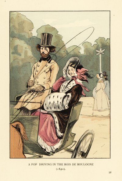 Fop w Bois de Boulogne autorstwa François Courboin
