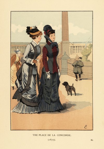 Miejsce z Concorde w 1877 roku autorstwa François Courboin