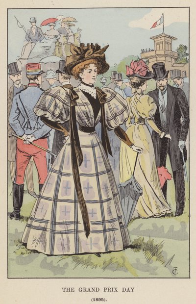 Dzień Grand Prix, 1895 autorstwa François Courboin