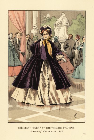 Nowe foyer Teatru Francais autorstwa François Courboin