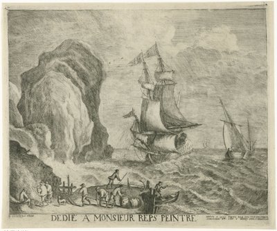 pejzaż morski autorstwa François Deroy