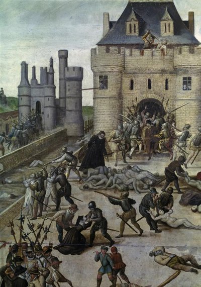 Masakra w Dzień Świętego Bartłomieja autorstwa Francois Dubois