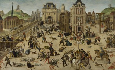 Masakra w Dzień Świętego Bartłomieja autorstwa Francois Dubois