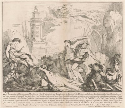 Seconda Macchina dla Chin z 1741 r.: Neptun i Amfitryt autorstwa François Hutin