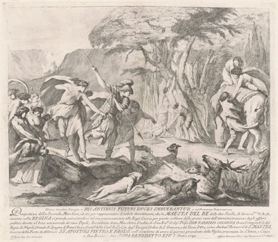 Seconda Macchina dla Chin z 1743 r.: Królewskie polowanie autorstwa François Hutin