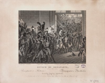 Powrót Bonapartego, 20 marca 1815, ok. 1820 autorstwa François Joseph Heim