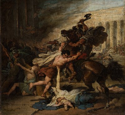 Zdobycie Jerozolimy przez Rzymian, 1824. autorstwa François Joseph Heim