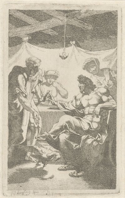 Jowisz i Merkury w Filemon i Baucis autorstwa François Joseph Lonsing