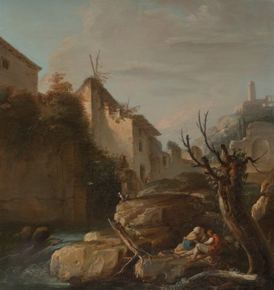 Apejski krajobraz autorstwa François Le Moyne